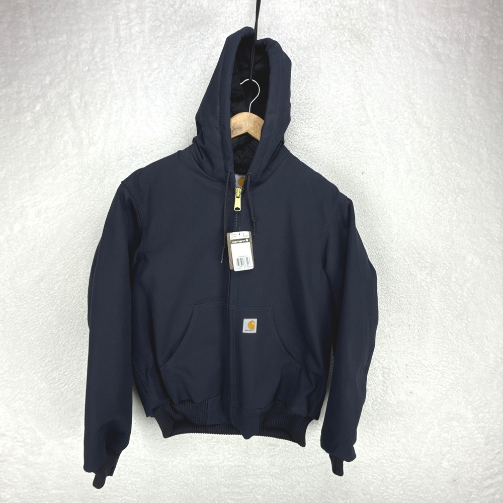 Carhartt Active Jacket Quilt Lined Mens Small J140 DNY Dark Navy Blue NWT NOS